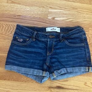 Hollister Low Rise Denim Shorts